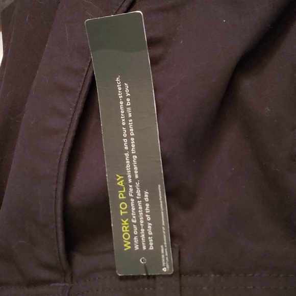 Mens LEE Performance Series Black Pants 42 x 30 NWT Extreme Comfort - Straight - Picture 10 of 10
